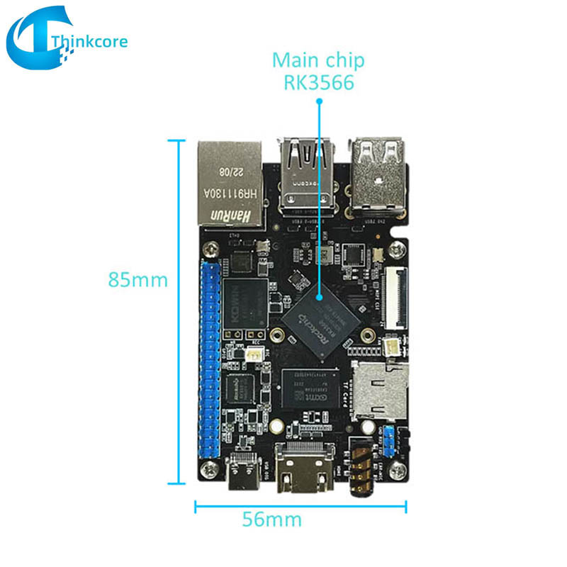 RK3566 SBC Papan Tunggal Komputer Kompatibel dengan Raspberry Pi